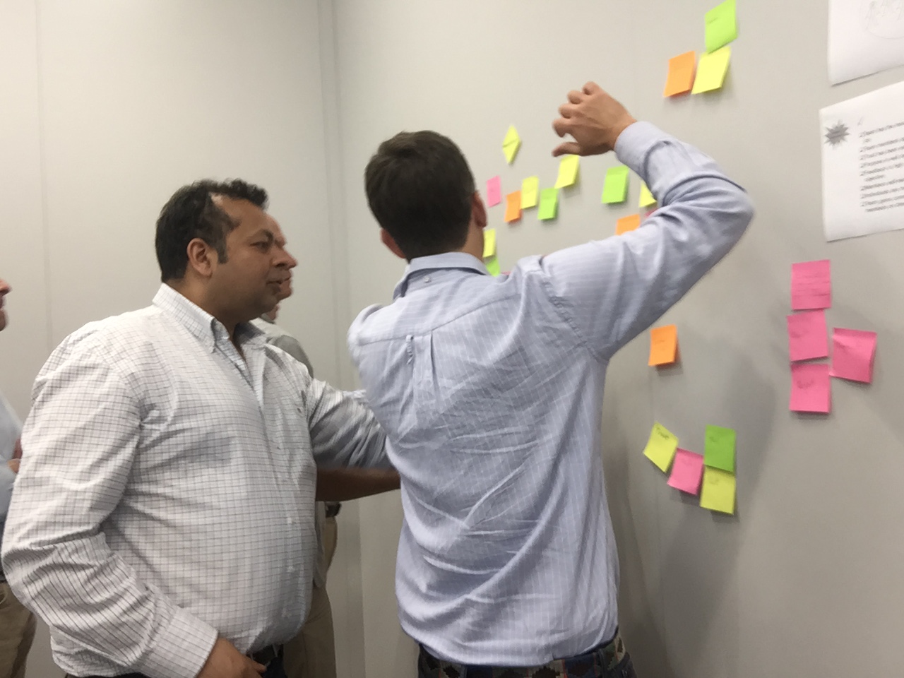 Postitnote wall image